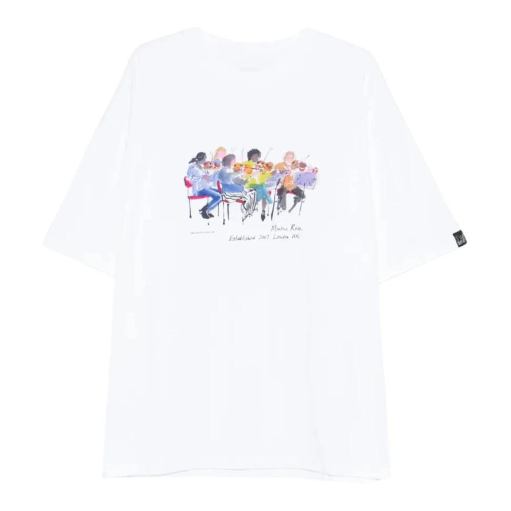 Martine Rose White Oversized S/S T-Shirt - Male - T-Shirts - L - Tops