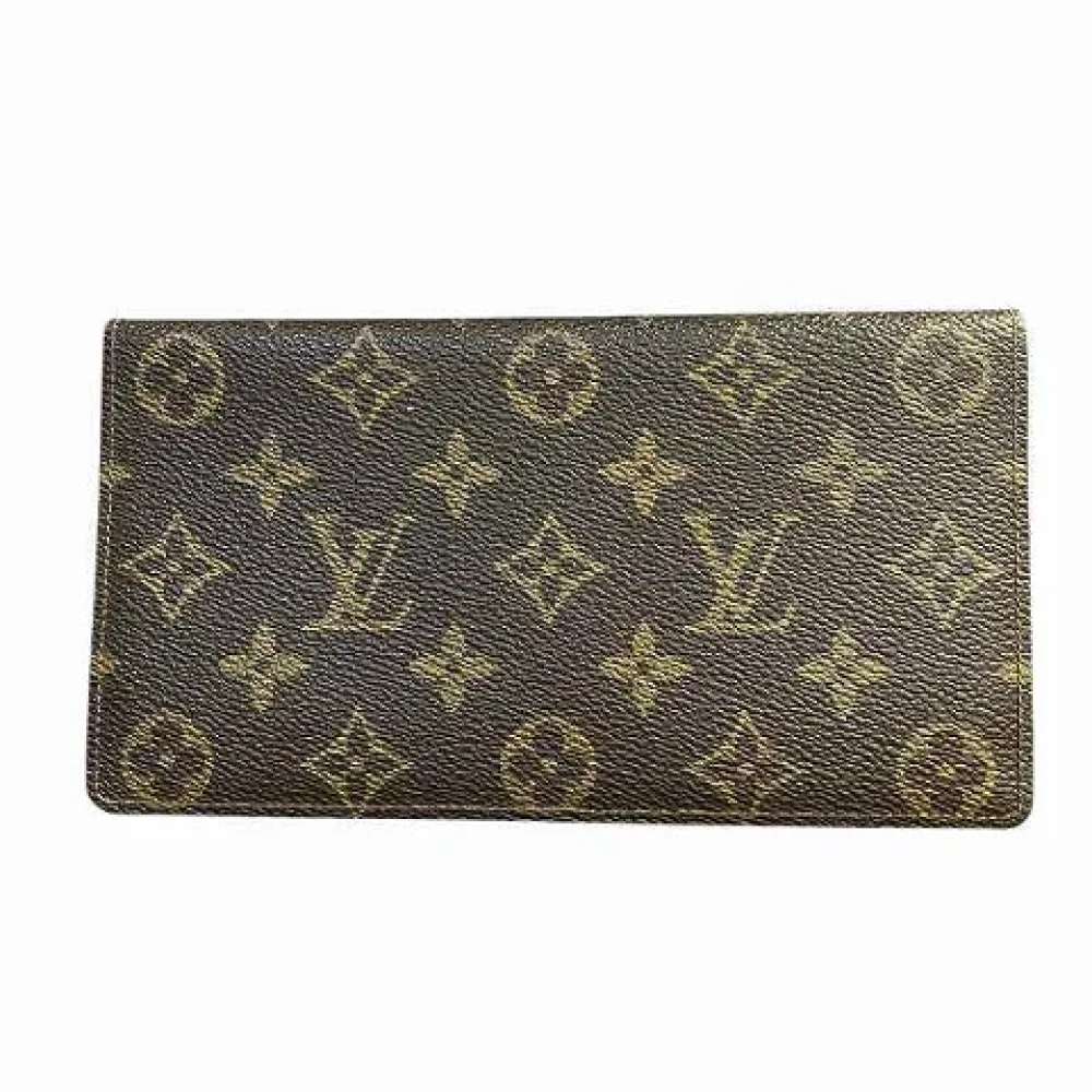 Louis Vuitton Vintage Pre-owned Canvas wallets Brown Dames