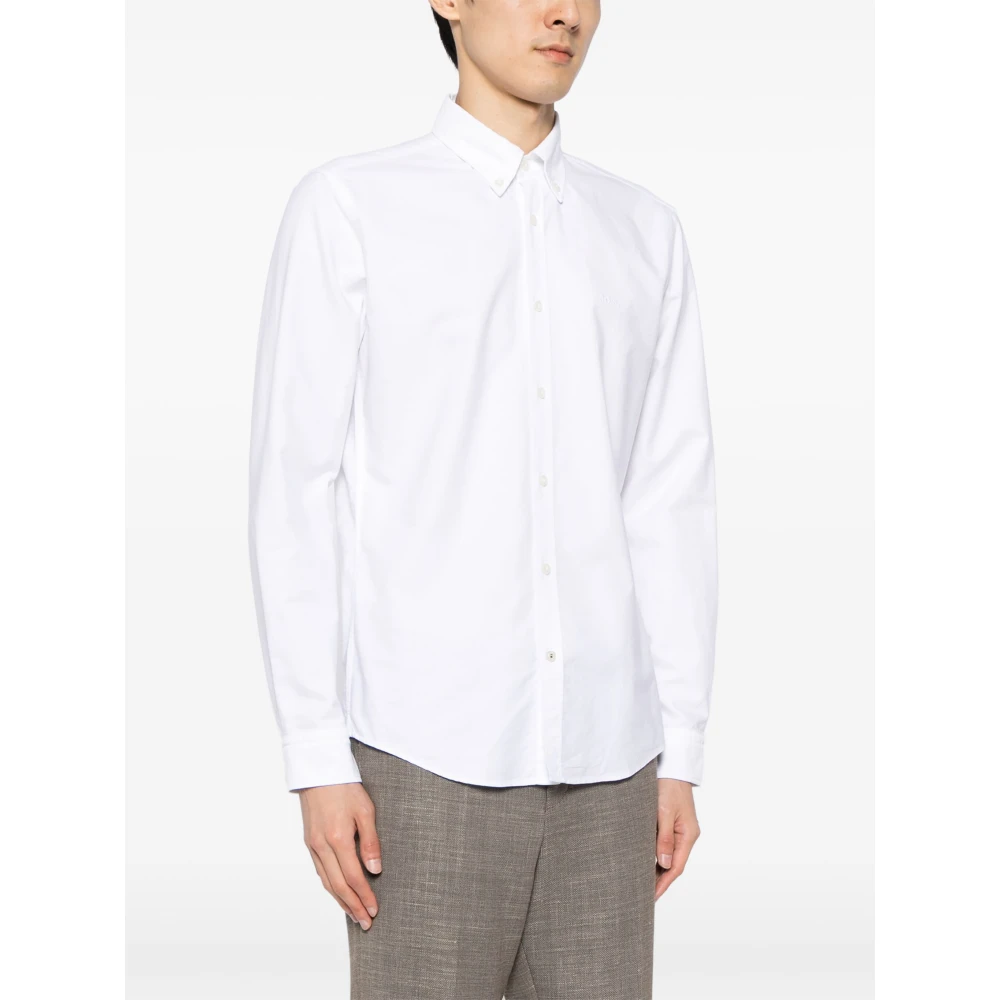 Hugo Boss Witte Klassieke Overhemden Collectie White Heren