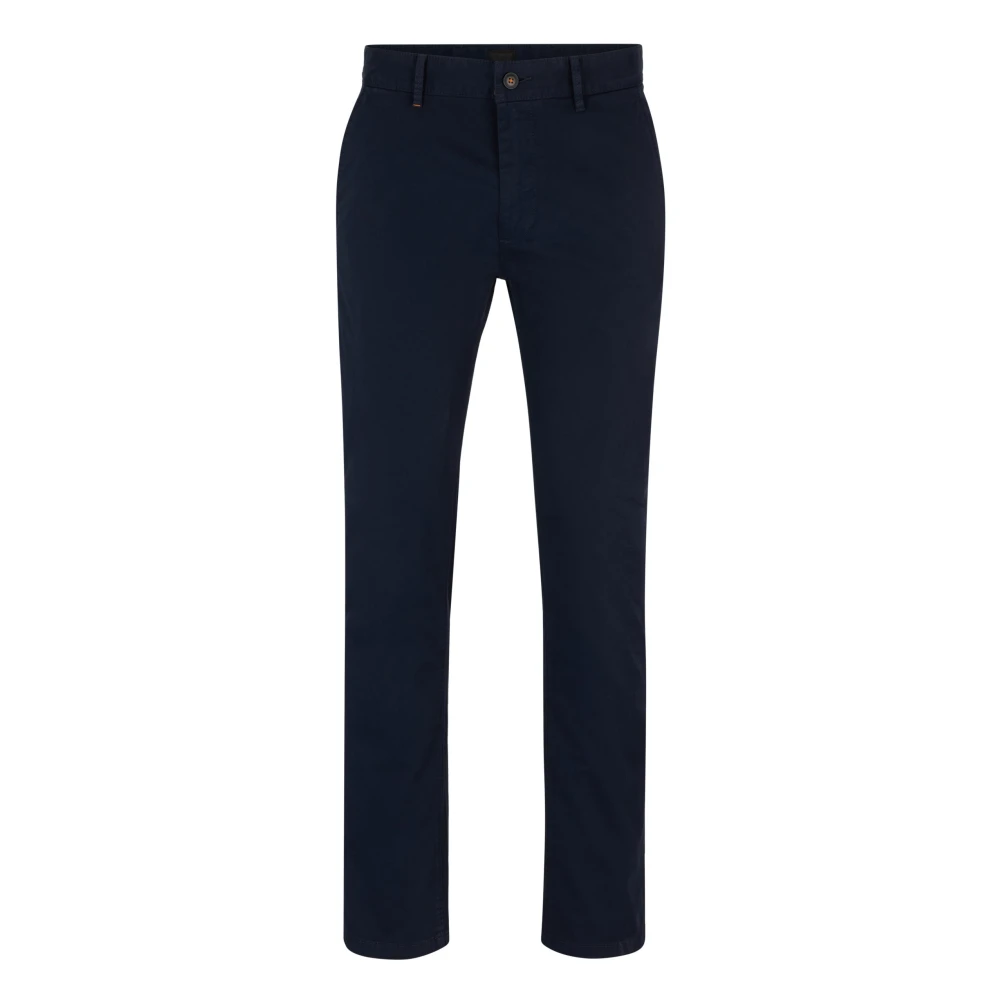 Hugo Boss Oranje Slim Fit Chino Broek Blue Heren
