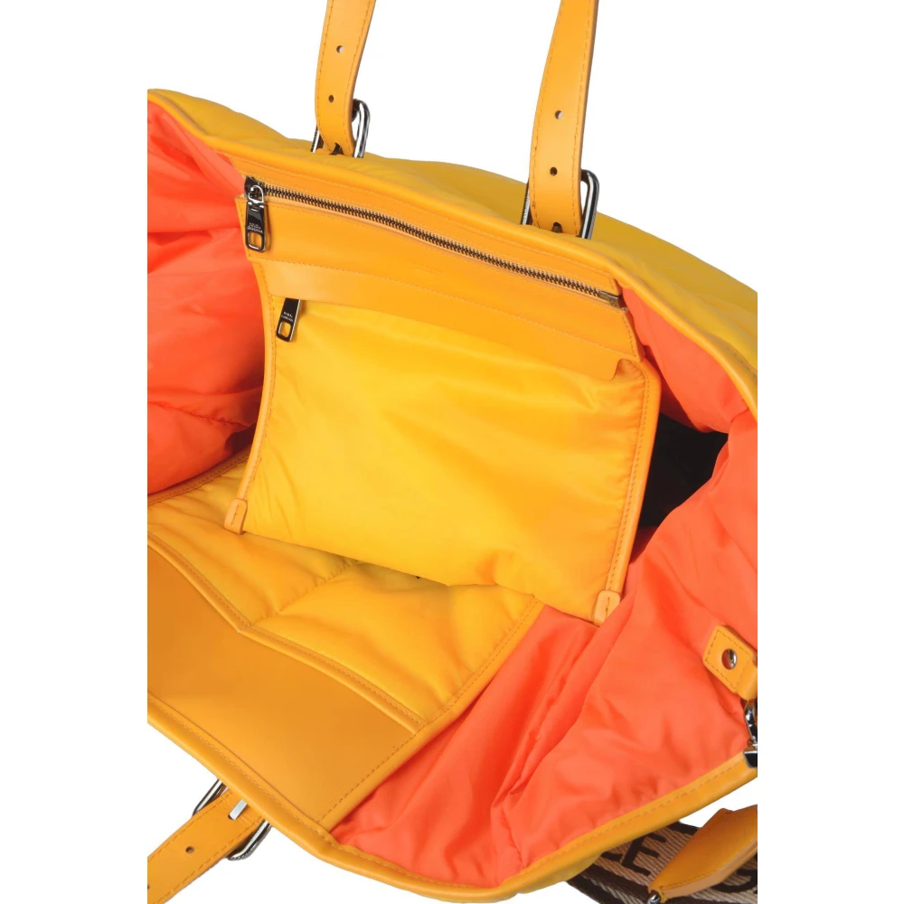 Dolce & Gabbana Heren Grote Stoffen Tas Yellow Heren