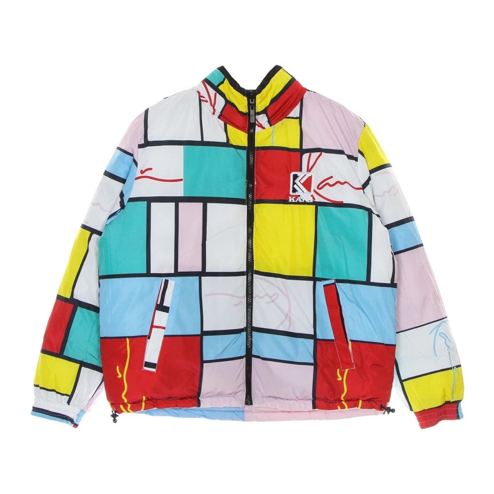 Karl Kani Omkeerbare Blok Pufferjas voor Dames Multicolor Dames