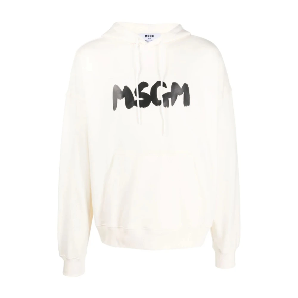 Msgm Ivory Sweater Beige Heren