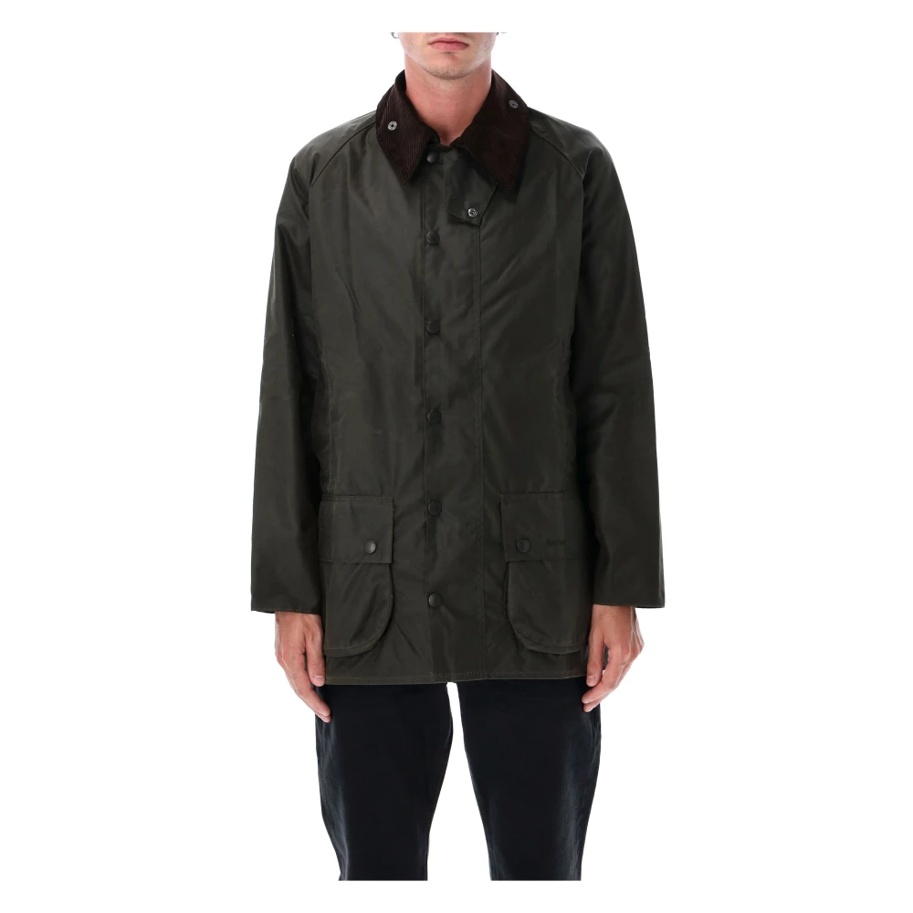 Barbour Uomo Verde - Beaufort Waxed Jacket - Jackets - 2XS