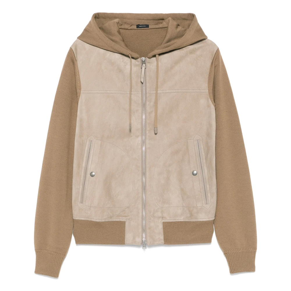 Tom Ford Suède en Wol Ritsjas Brown Heren