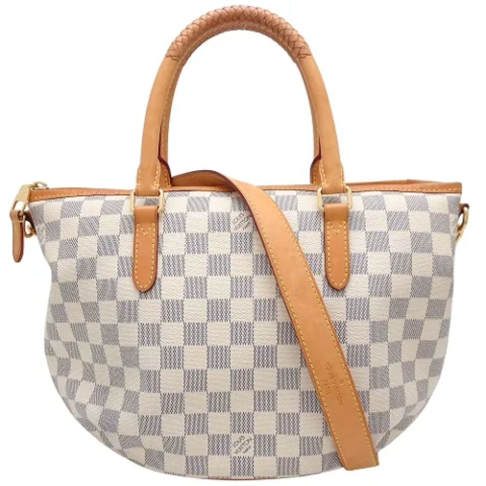 Louis Vuitton Vintage Pre-owned Canvas handbags White Dames