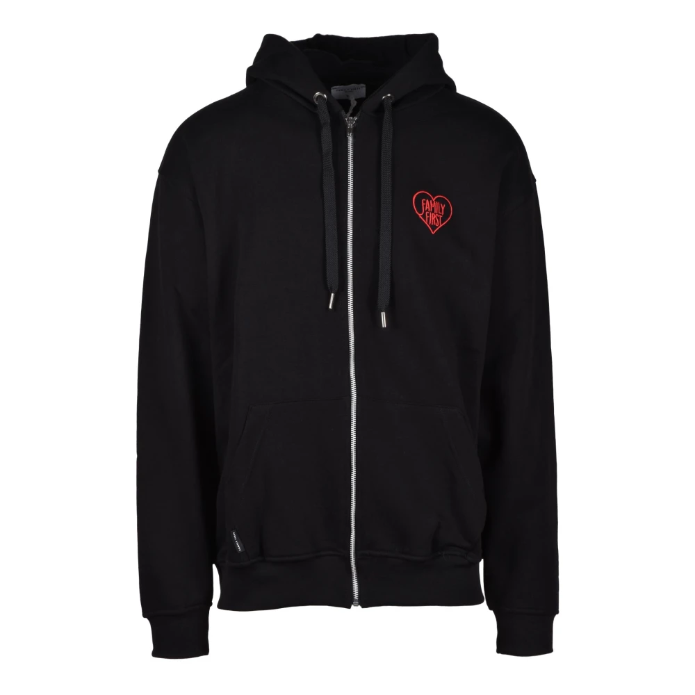 Family First Katoenen trui Black Heren