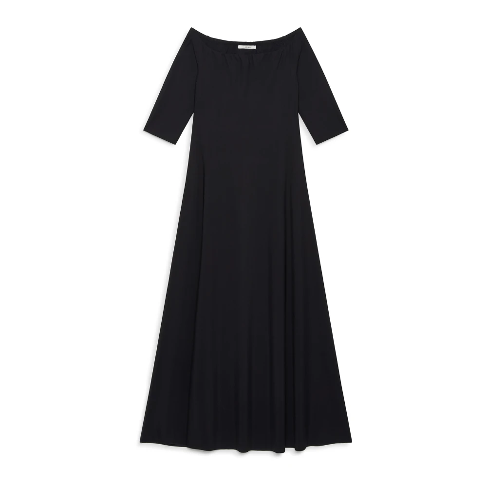 Maliparmi Zachte Jersey Jurk Black Dames