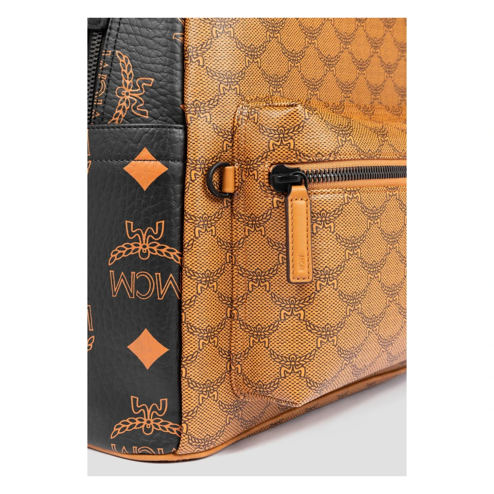 MCM Stark Rugzak in Monogram Mix Brown Dames