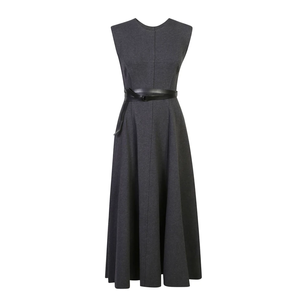 Norma Kamali Grijze Jurk voor Vrouwen Aw24 Gray Dames