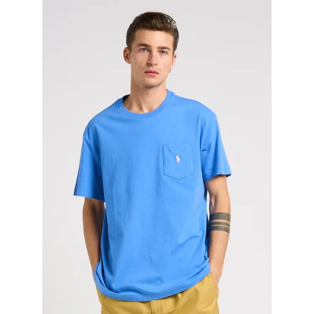 Ralph Lauren Klassiek Blauw T-shirt Blue Heren