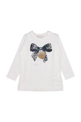 polka-dot-heart-print-t-shirt