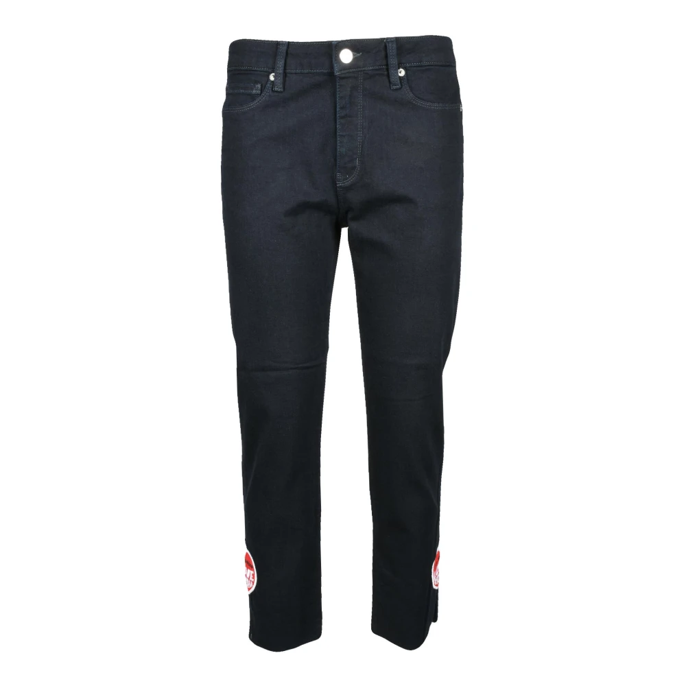 Love Moschino Stijlvolle Jeans met Katoenmix Blue Dames