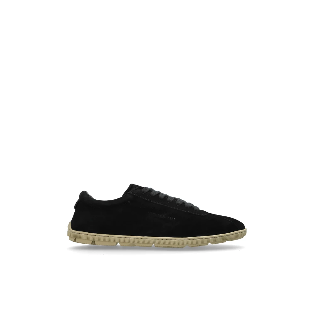 Giorgio Armani Uomo Nero - Scarpe Sportive In Camoscio - Shoes - 40 Eu