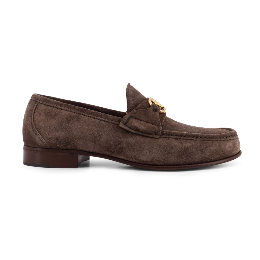 Valentino Garavani Men's Gray Loafer Vlogo Signature