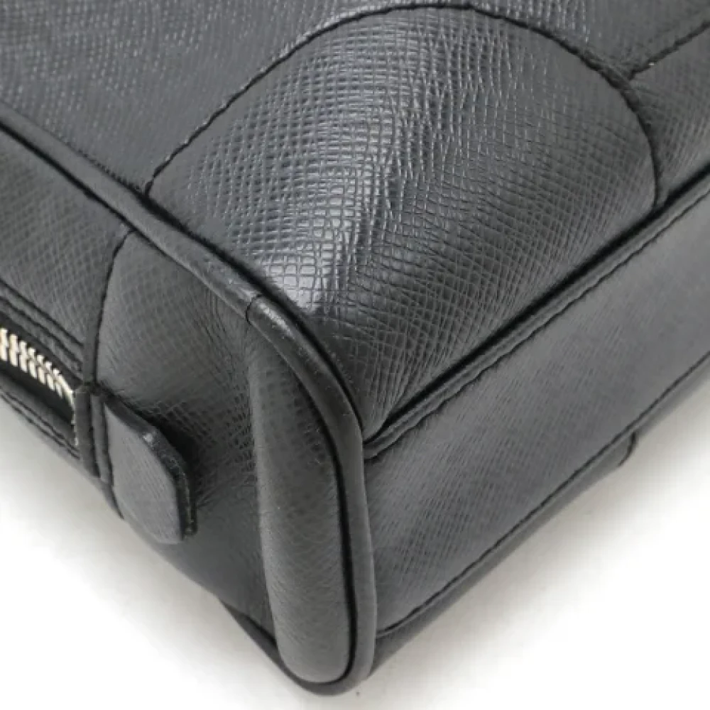 Louis Vuitton Vintage Pre-owned Leather handbags Black Heren