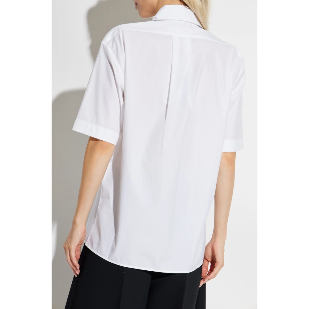 Marni Shirt met decoratieve stiksels White Dames