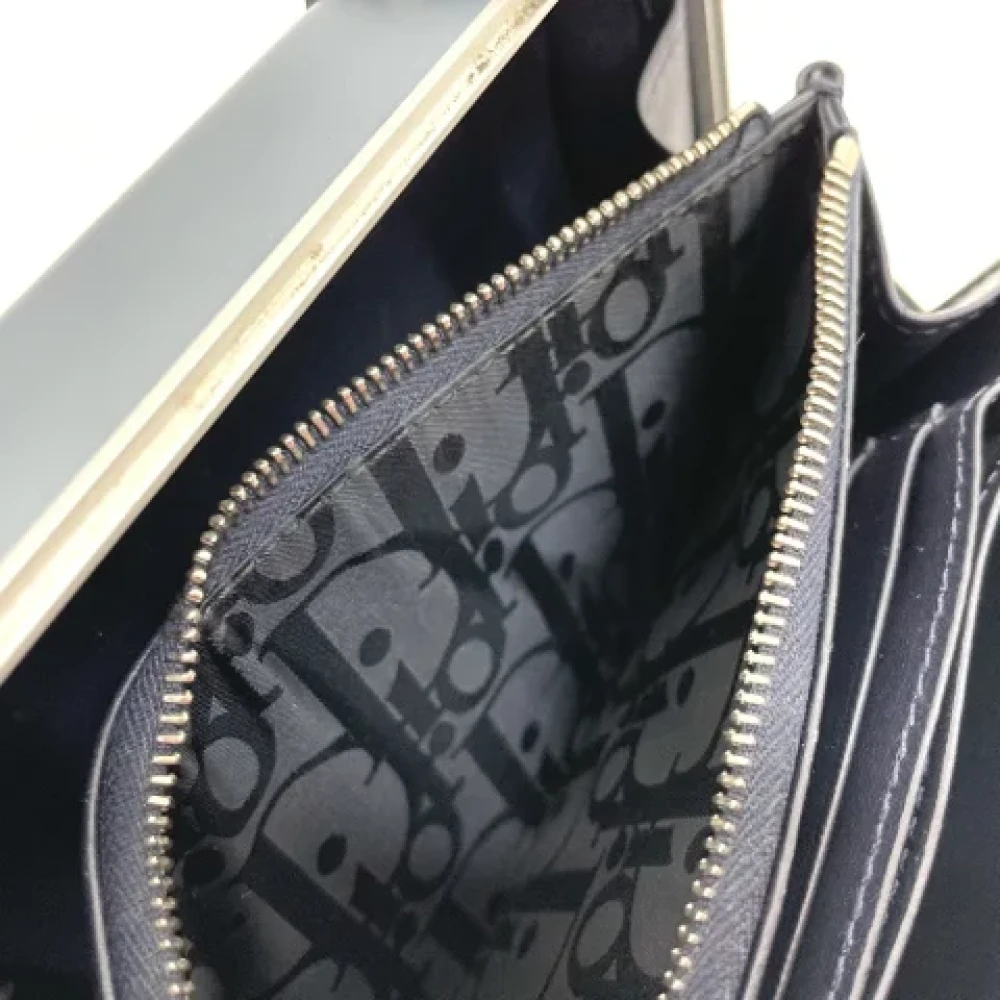 Dior Vintage Pre-owned Fabric dior-bags Blue Heren