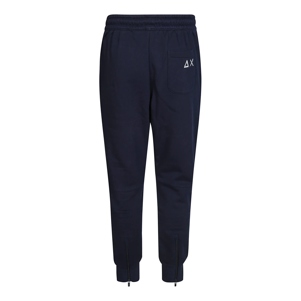 Sun68 Katoenen Fantasievolle Lange Broek Blue Heren