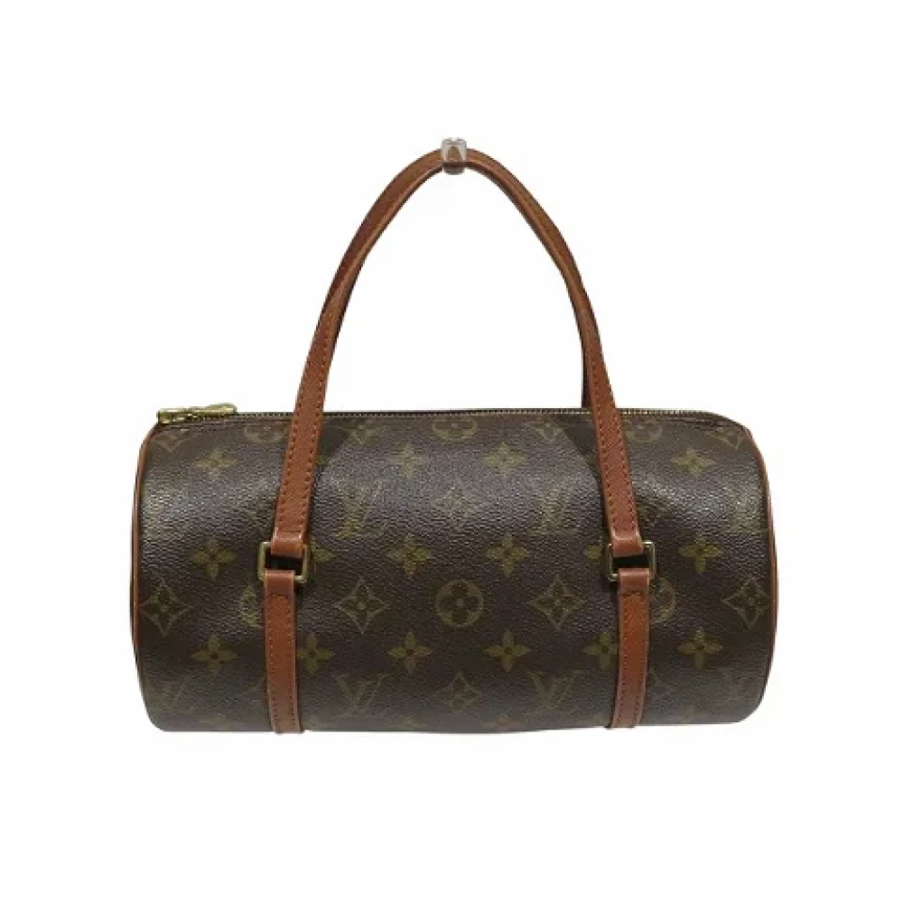 Louis Vuitton Vintage Pre-owned Canvas handvskor Brown, Dam