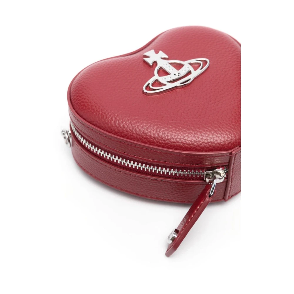 Vivienne Westwood Rode Nep Leren Hart Motief Tas Red Dames