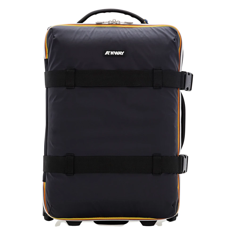 K-Way Uomo Nero Suitcases, Taglia Unica, New,