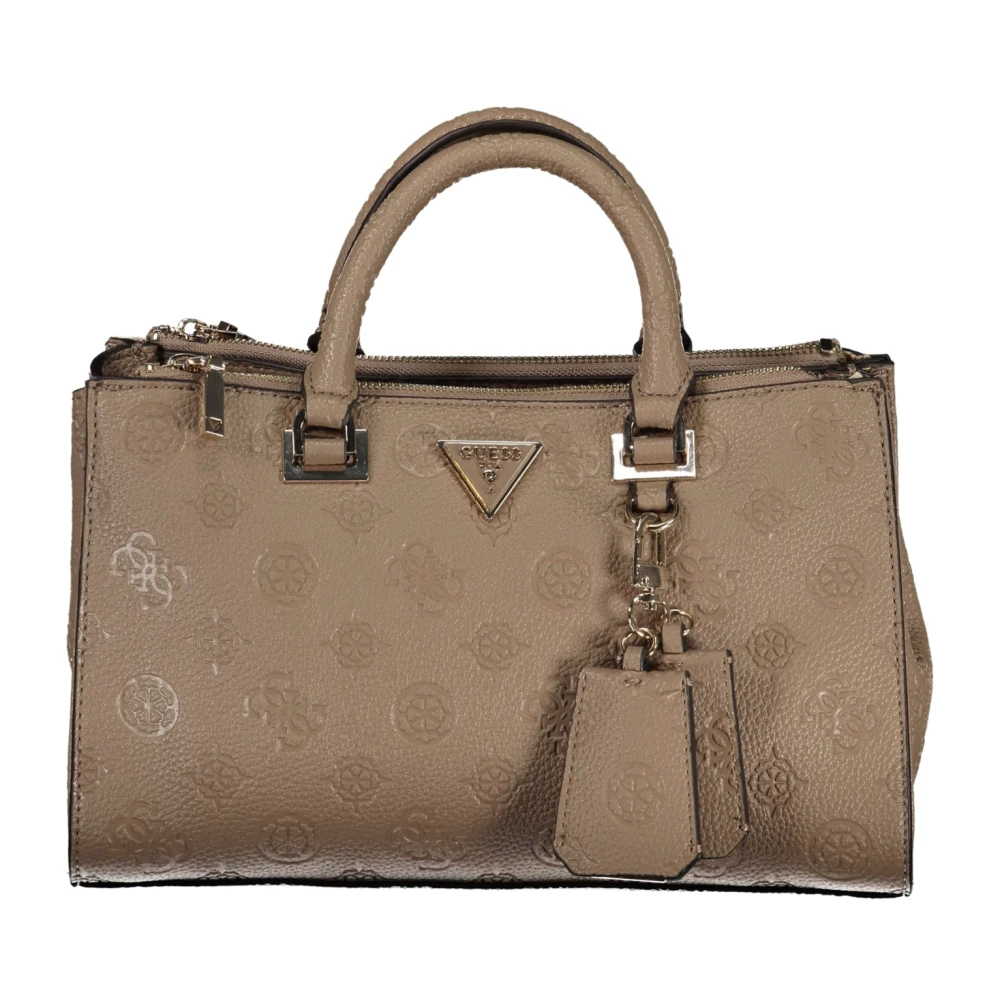 Guess Beige Schoudertas Cresidia Contrast Details Beige Dames