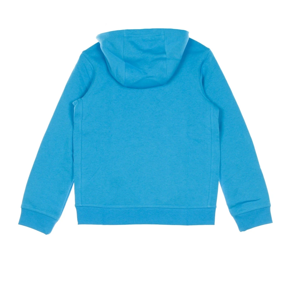 Nike Blauwe Laser Fleece Hoodie met Zakken Blue Heren
