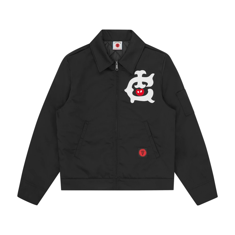 Icecream Black Fall 24 Work Jacket - Male - Light Jackets - L - Jackets