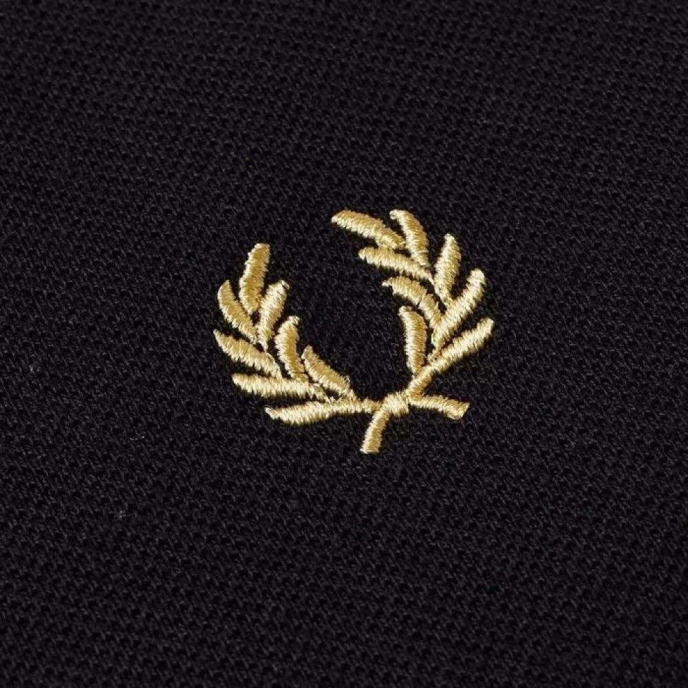 Fred Perry Originele Zwarte Champagne Polo Black Heren