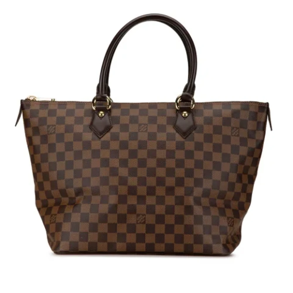 Louis Vuitton Vintage Pre-owned Plastic shoulder-bags Brown Dames