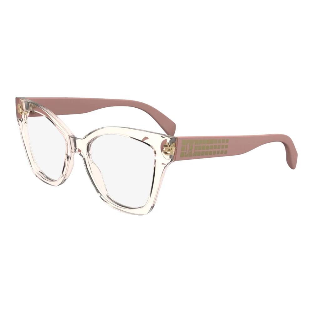 Karl Lagerfeld Women's Beige Cat-Eye Sunglasses
