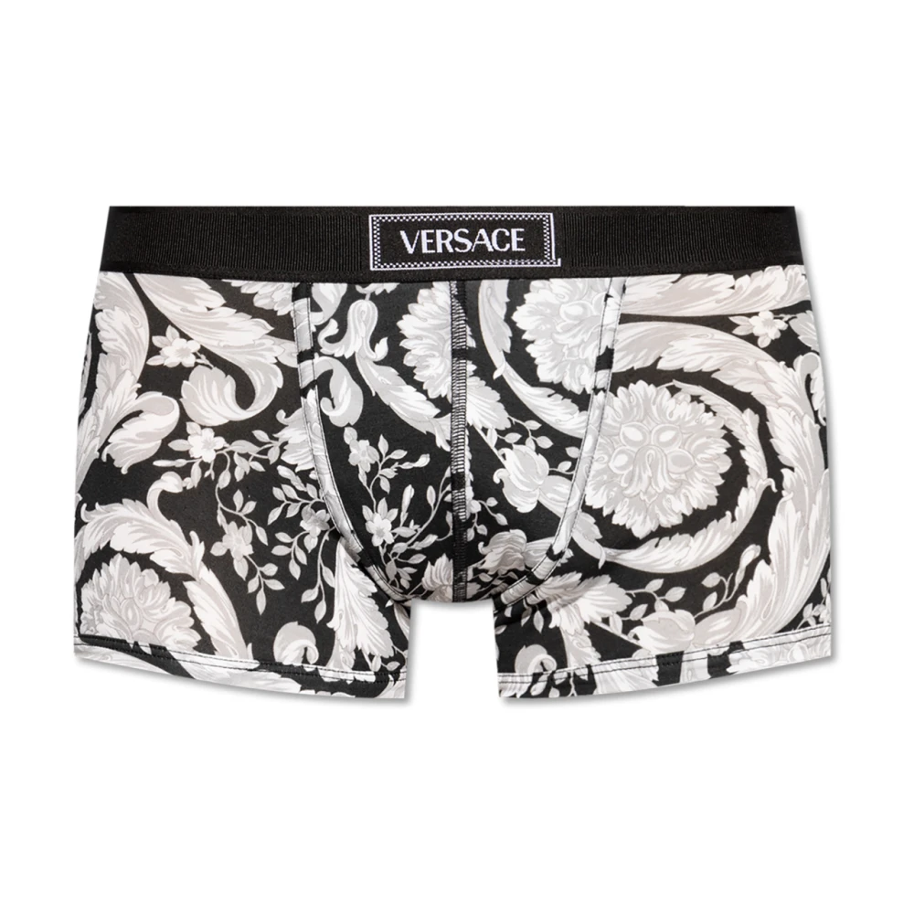 Versace Boxershorts met lage taille White Heren