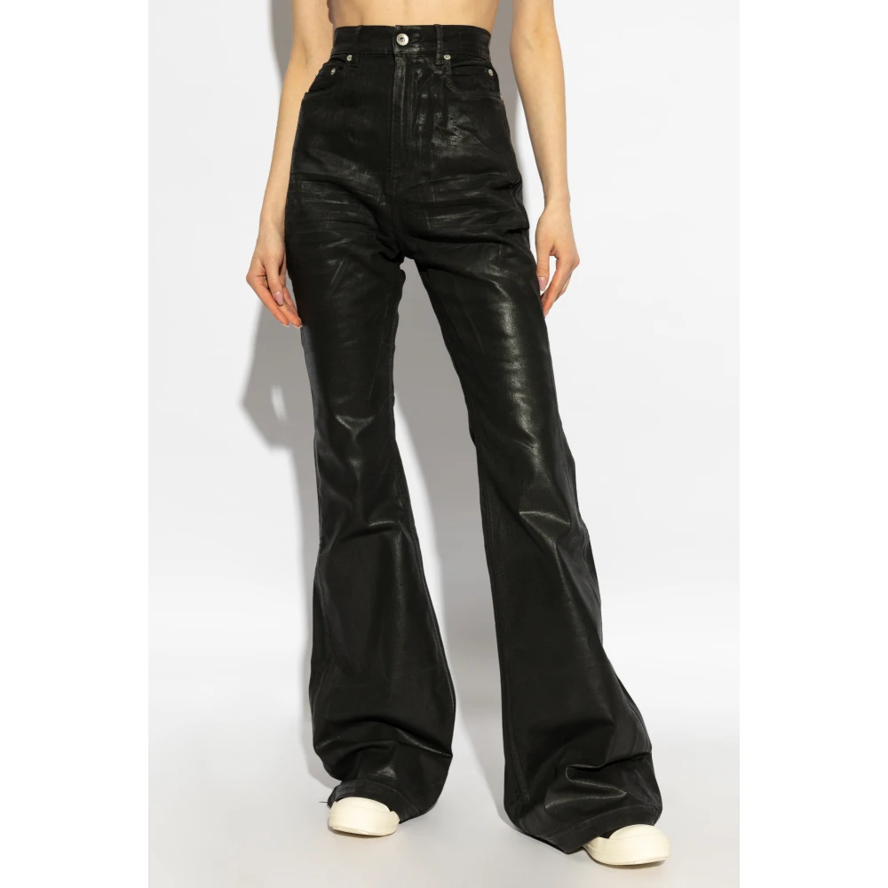 Rick Owens Bolan Bootcut Jeans Black Dames