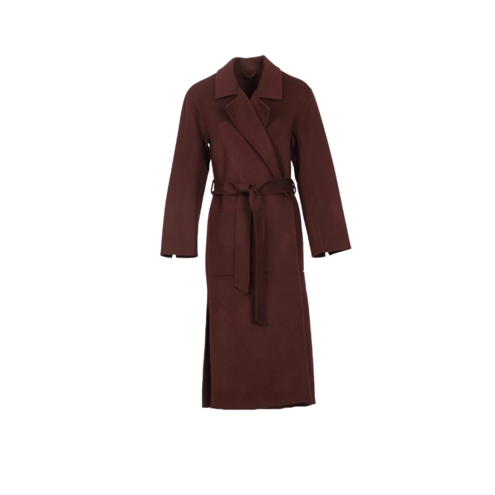 Oakwood Donna Marrone - Belted Coats - Coats - M