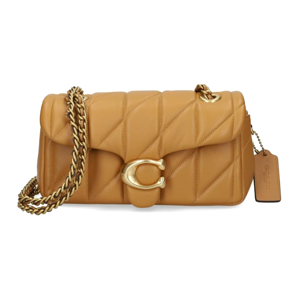 Coach Quilted Tabby Schoudertas Brown Dames