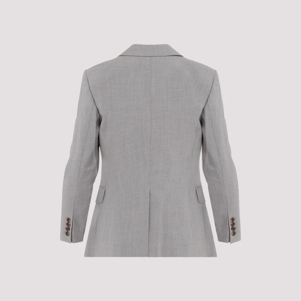 Theory Neutrale Blazer voor Vrouwen Aw24 Gray Dames