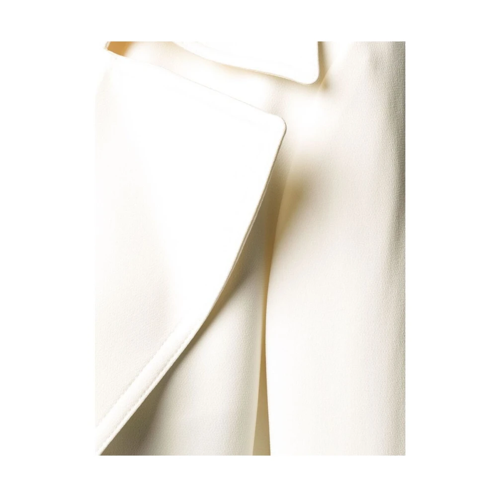 Theory Beige Geriemde Trenchcoat White Dames