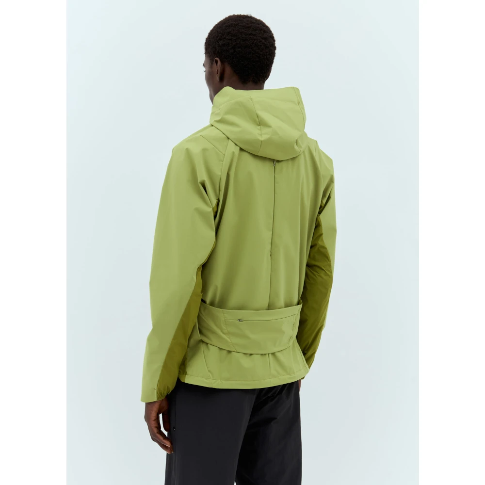 Post Archive Faction Technische Jas met Tonal Panels Green Heren
