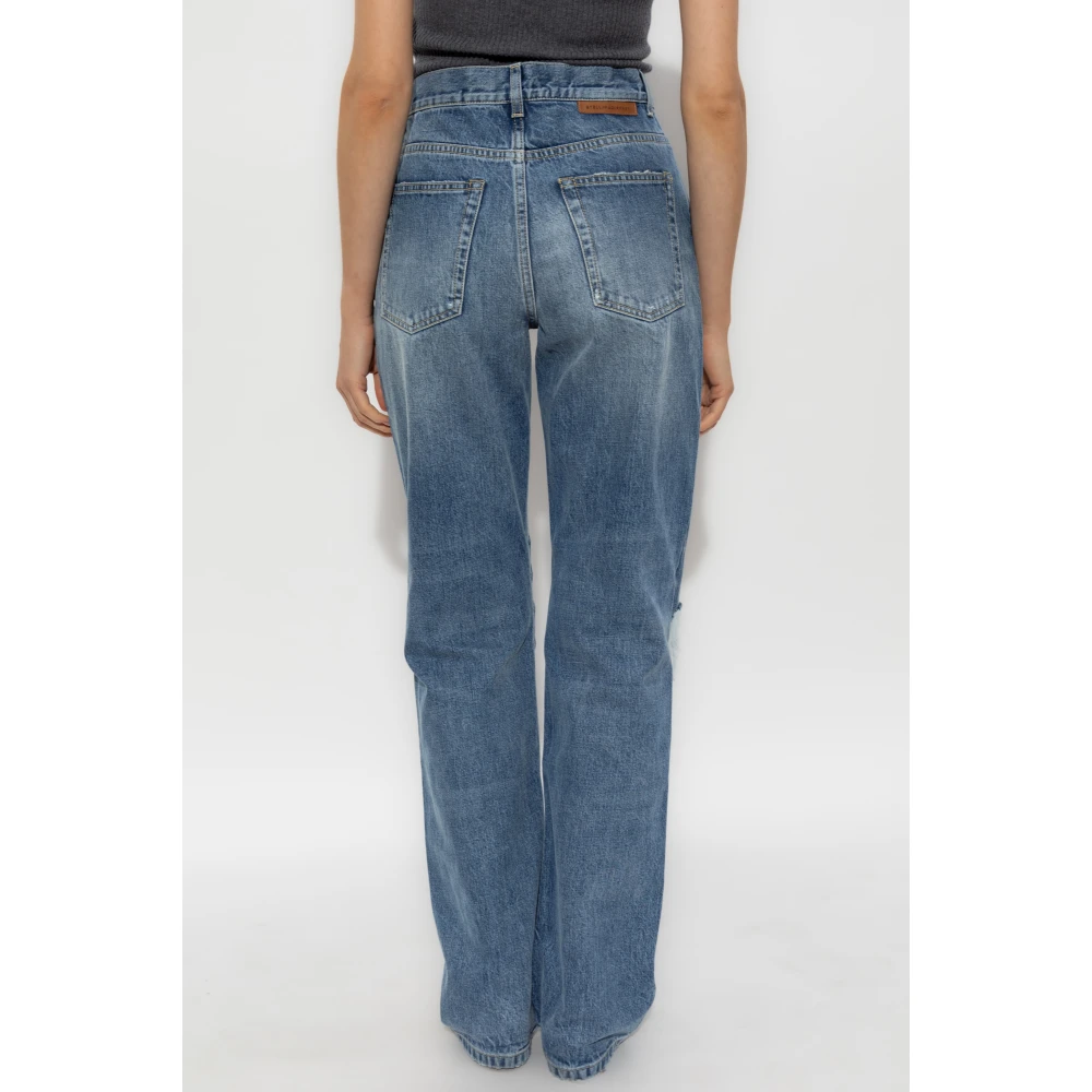 Stella Mccartney Jeans met vintage effect Blue Dames