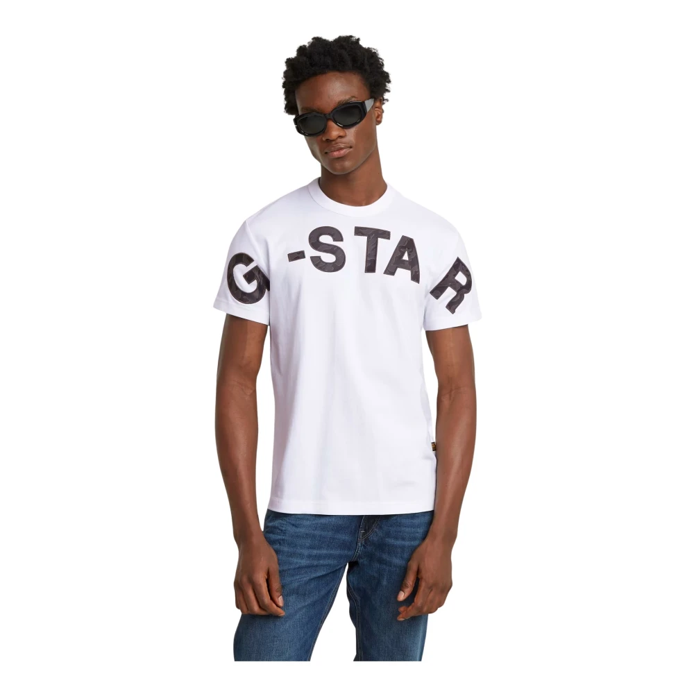 G-Star Effen T-shirt Korte Mouwen White Heren
