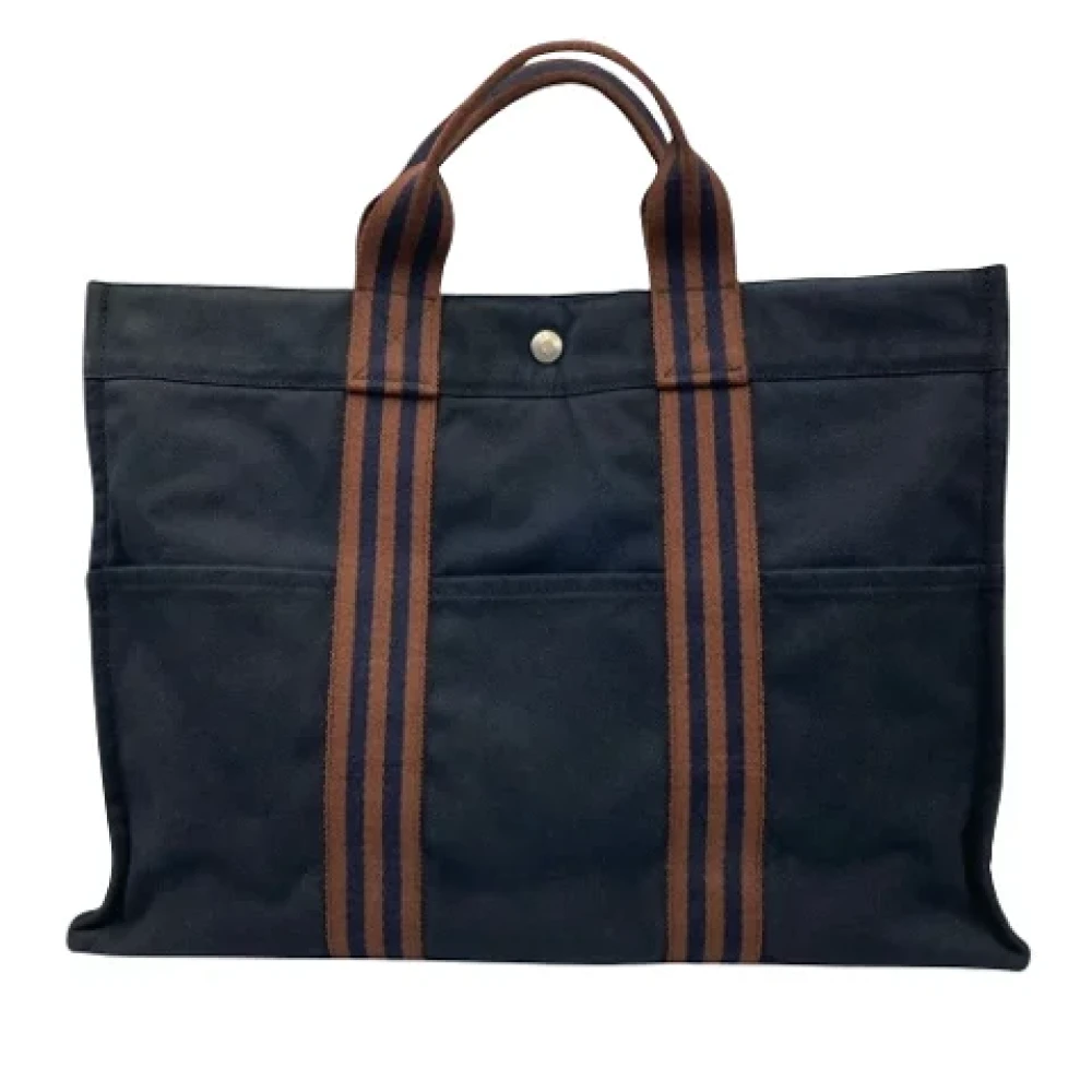 Hermès Vintage Pre-owned Cotton totes Brown Dames