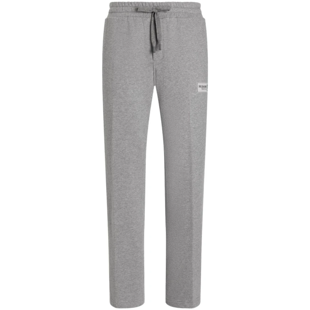 Dolce & Gabbana, Sweatpants, male, Gray, S, Grey Stylish Trousers