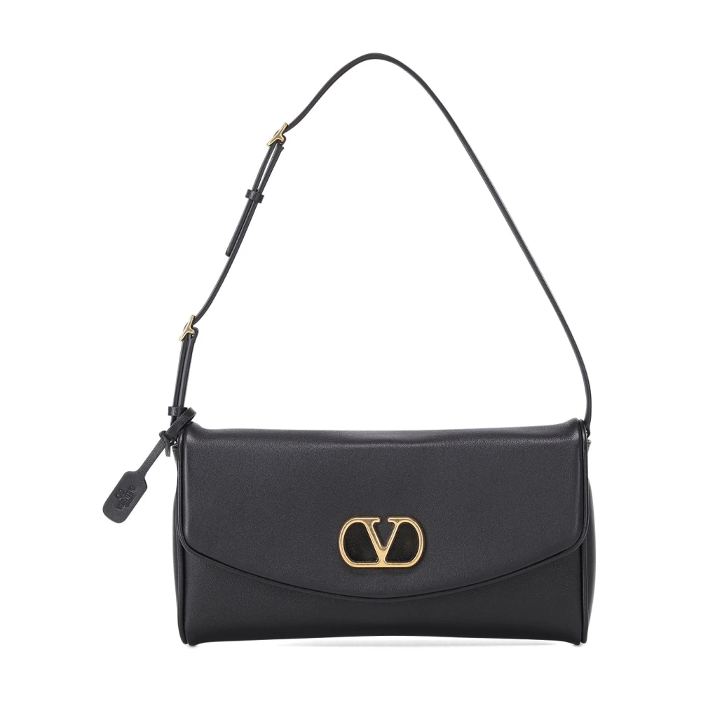Valentino , Shoulder Bags, Female, Black, One Size, Vlogo Signature Mini Shoulder Bag