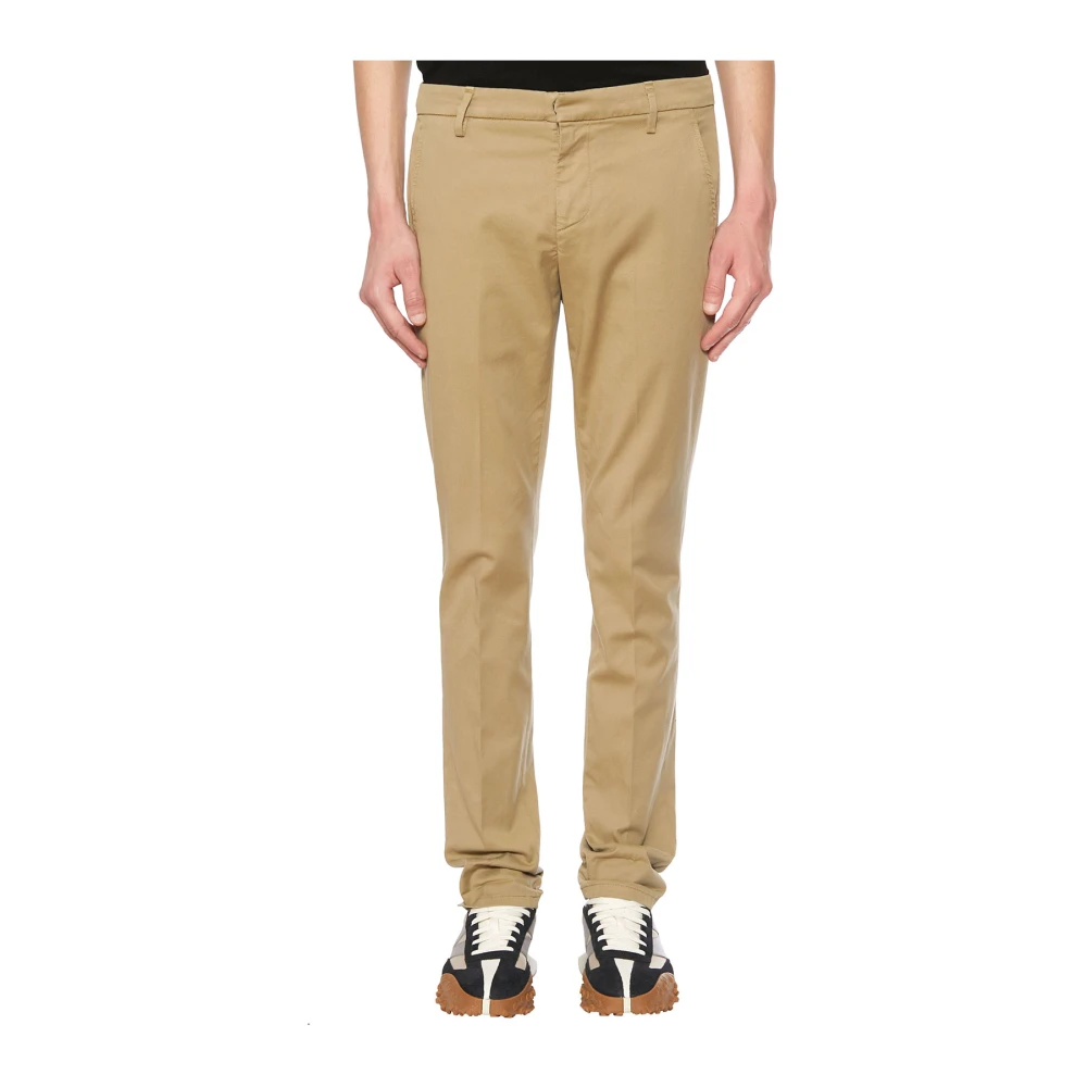 Dondup Men's Beige Chinos, W35, Stylish Gaubert Trousers