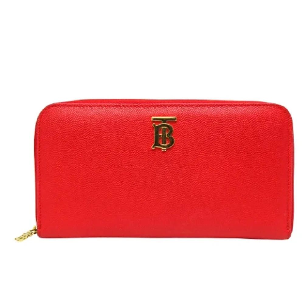 Burberry Vintage Pre-owned Leather wallets Red Dames