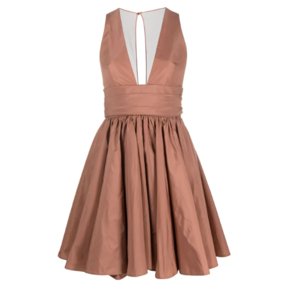 Pinko Short Dresses Brown Dames