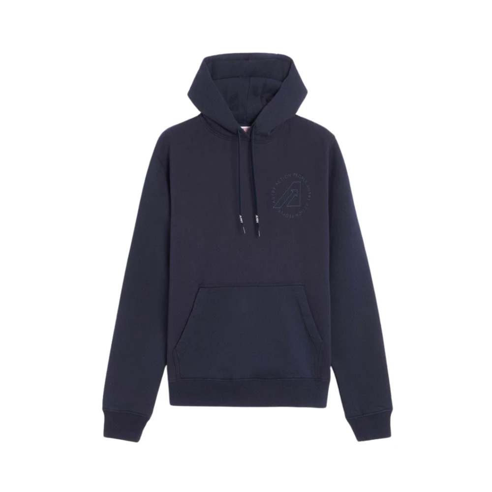 Autry Stijlvolle Hoodie Blue Heren