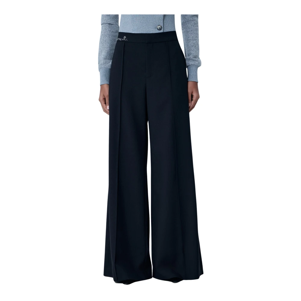 Marni Women's Black Wool Tailored Pants