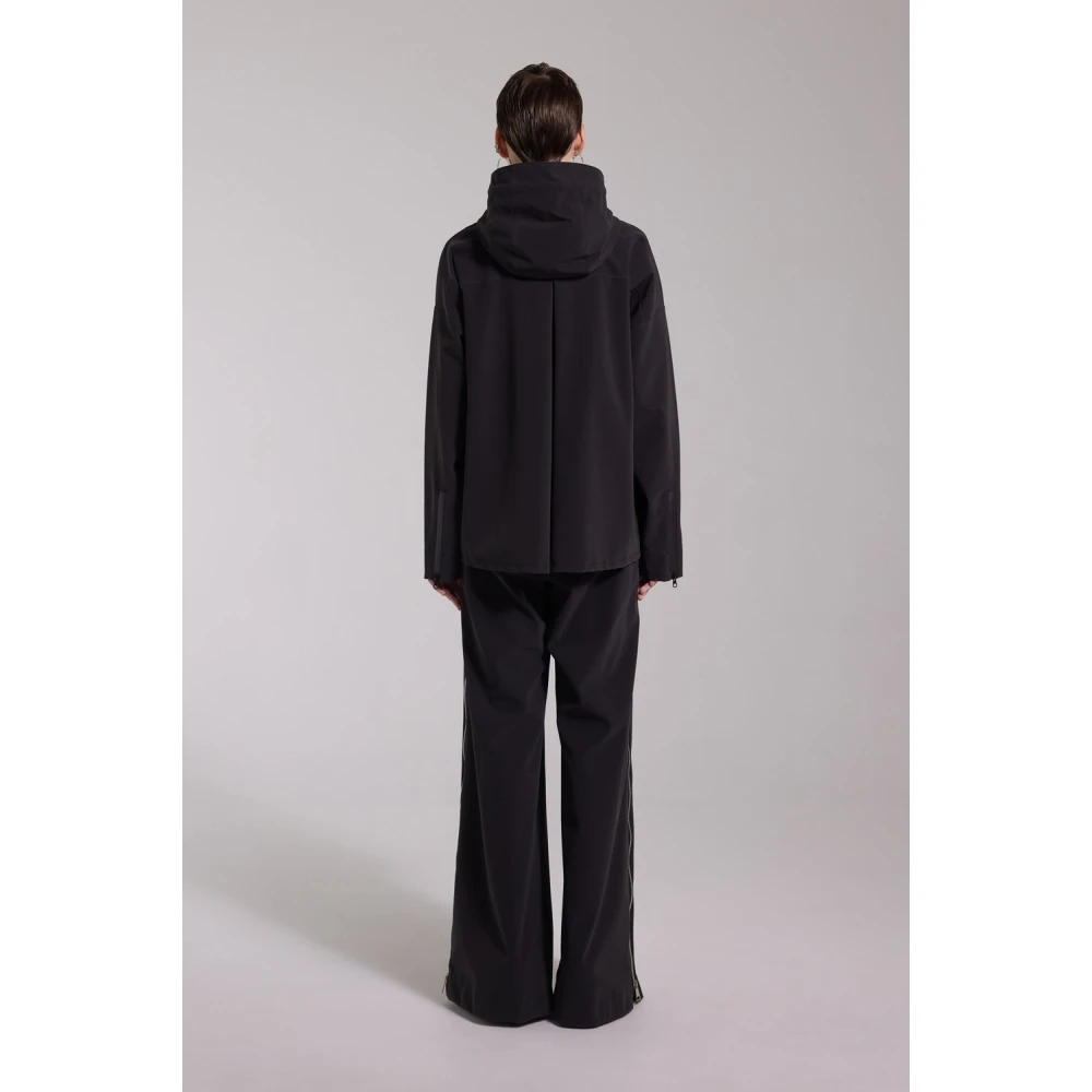 Stutterheim Mat Zip Regenjas Black Dames